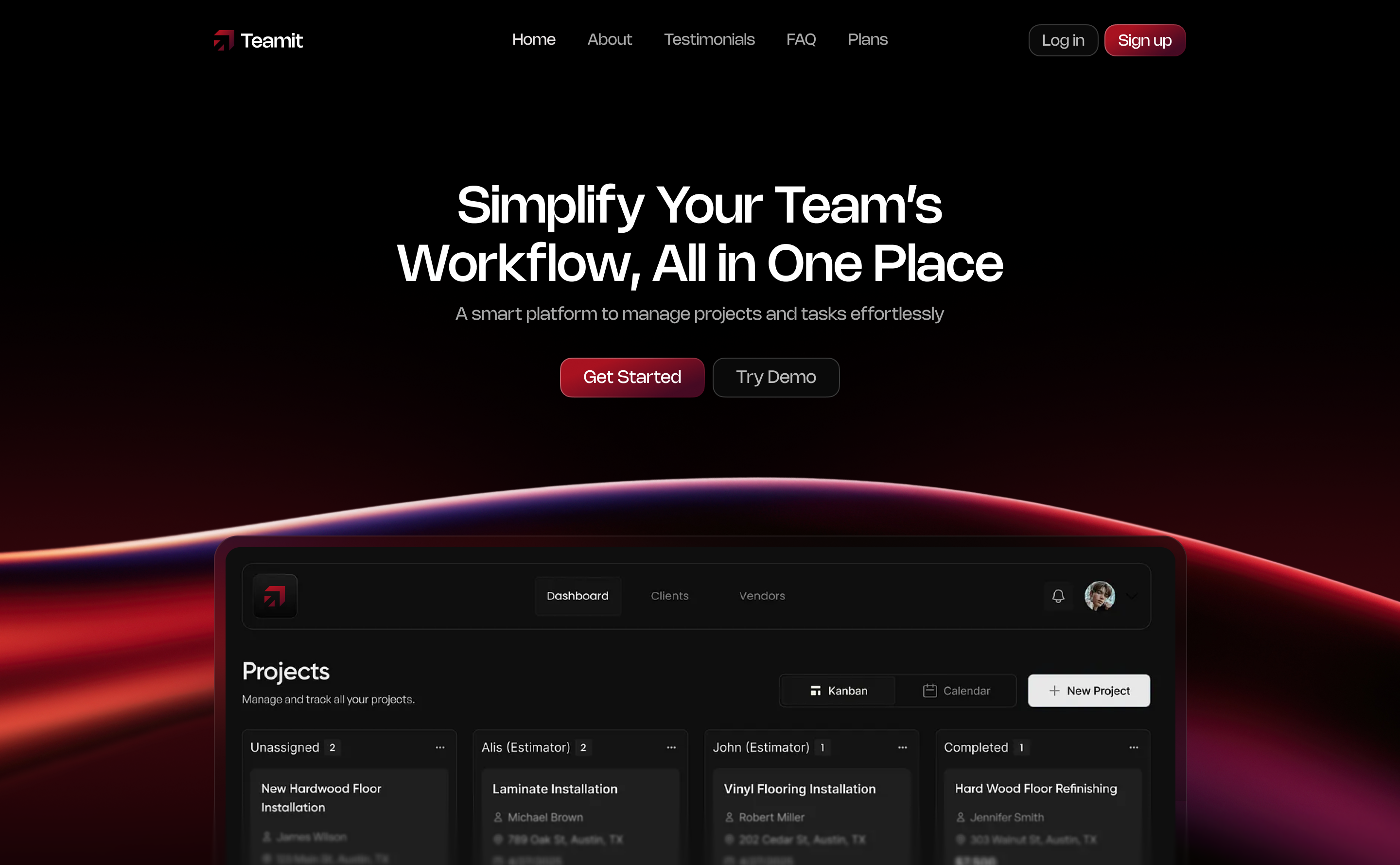 Teamit Saas Template