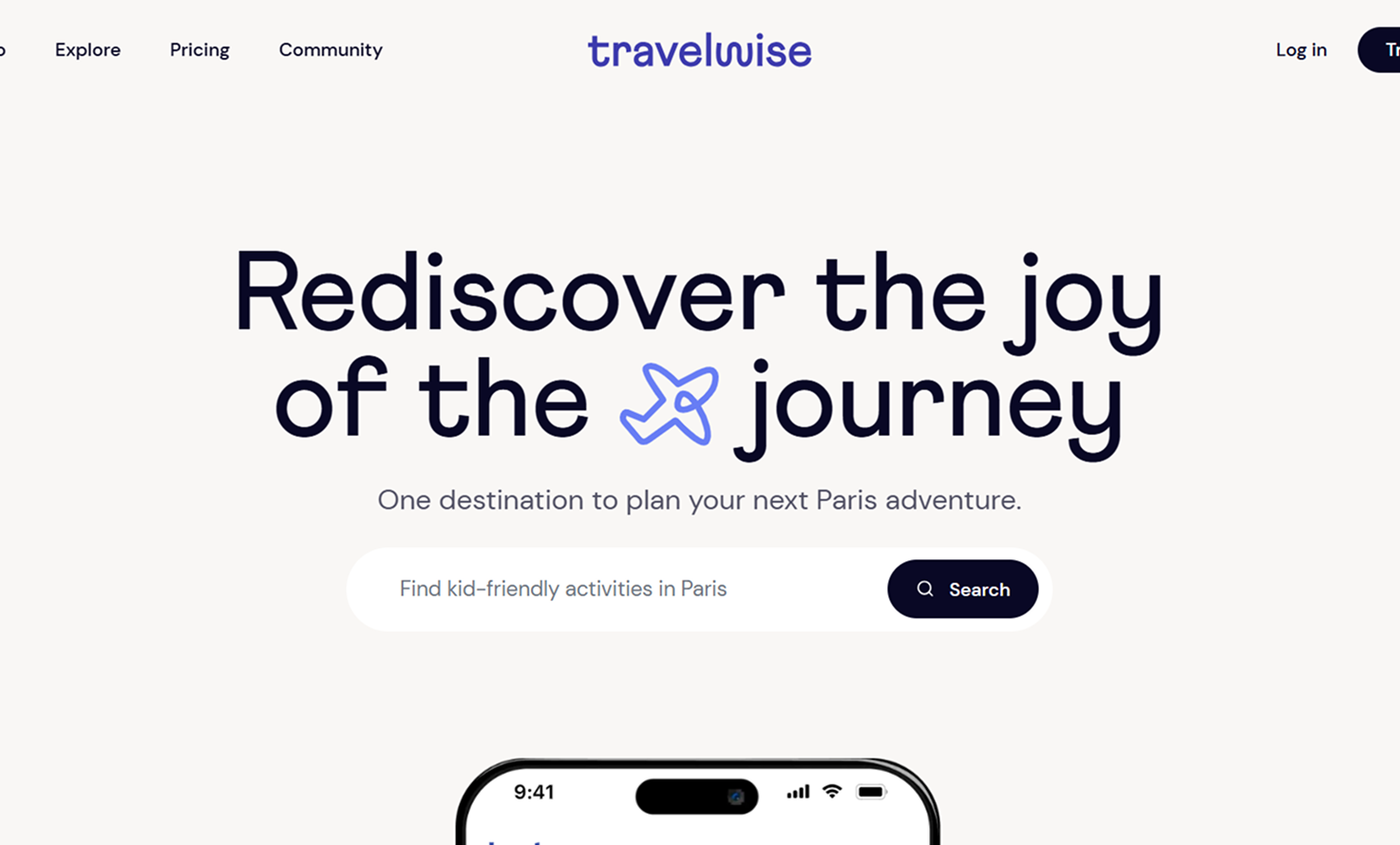 Travelwise Website Mockup